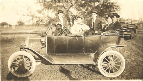 My Grandfather and Friends | San Diego, Texas | 1912